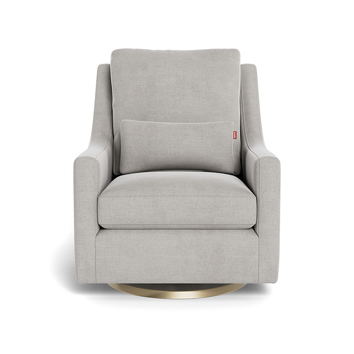 Monte design - Vera Glider - Brushed Cotton-Linen-Monte design, Gold Swivel-Monte design, Smoke-Monte design image