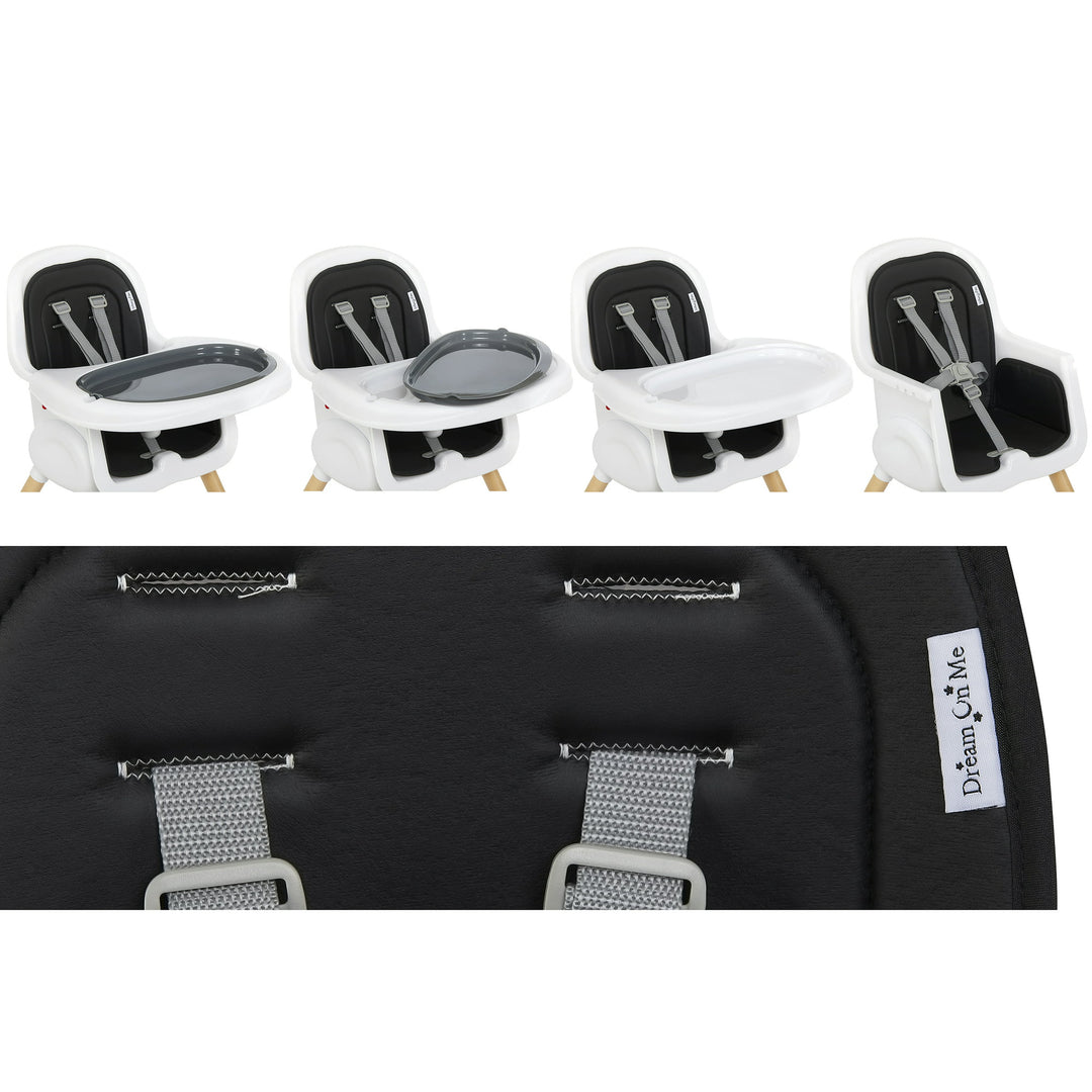 Dream on Me - Lulu 2 in 1 Highchair image 2