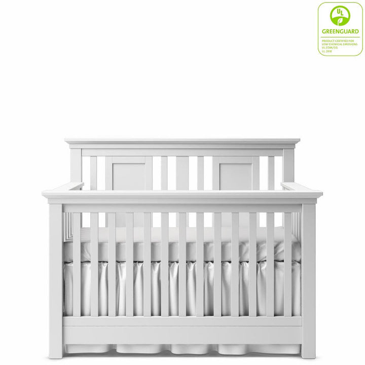 Romina - Karisma Convertible Crib / Open Back - Solid White-Romina image