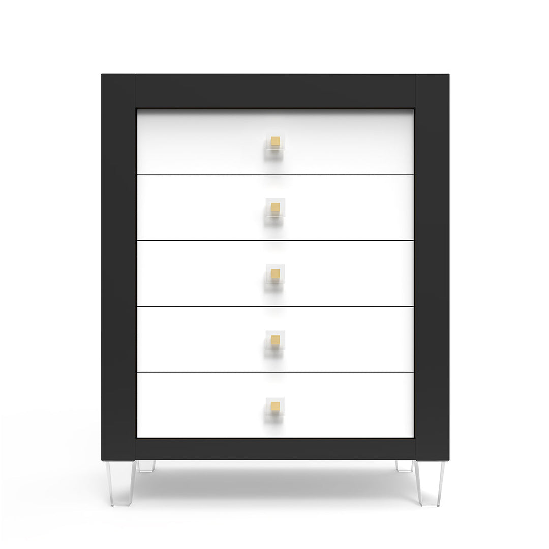 Romina - Millenario Tall Chest - Solid Black-Romina image