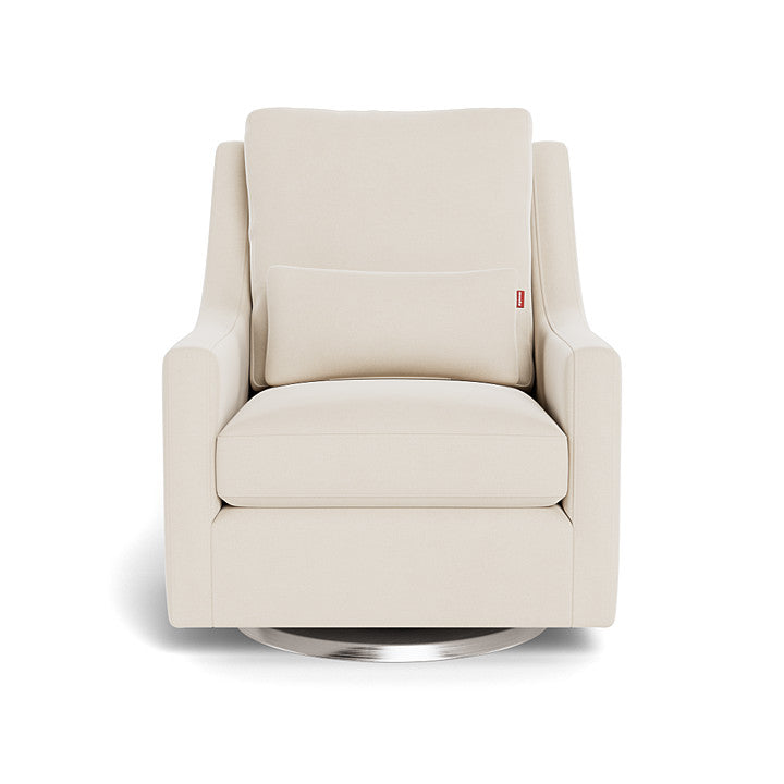 Monte design - Vera Glider - Brushed Cotton-Linen-Monte design, Brushed Steel Swivel-Monte design, Beach-Monte design image