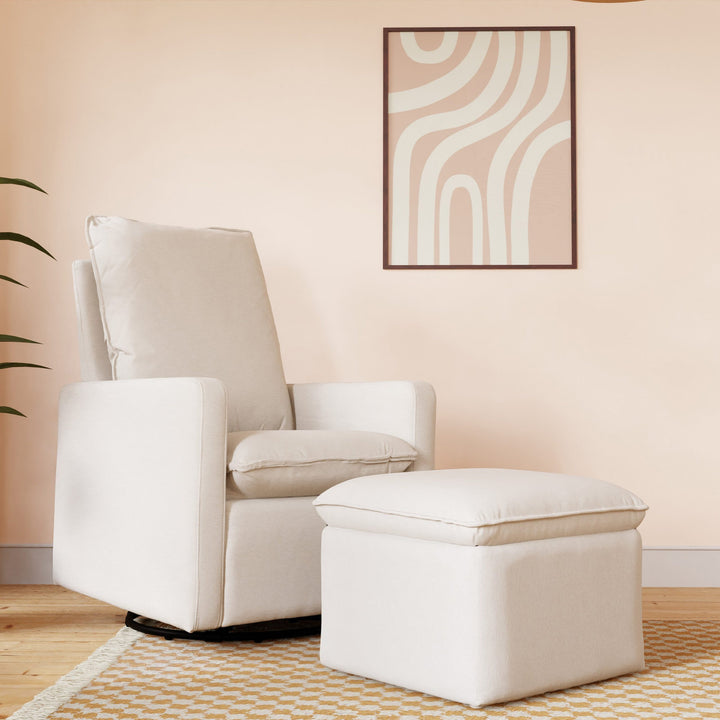 Babyletto - Cali - Eco-Performance Fabric-Babyletto, Performance Cream Eco-Weave-Namesake image