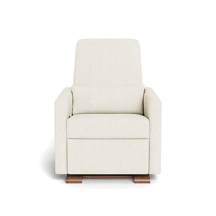 Monte design - Grano Glider Recliner - Performance Boucle-Monte design, Walnut-Monte design, Ivory Boucle-Monte design image