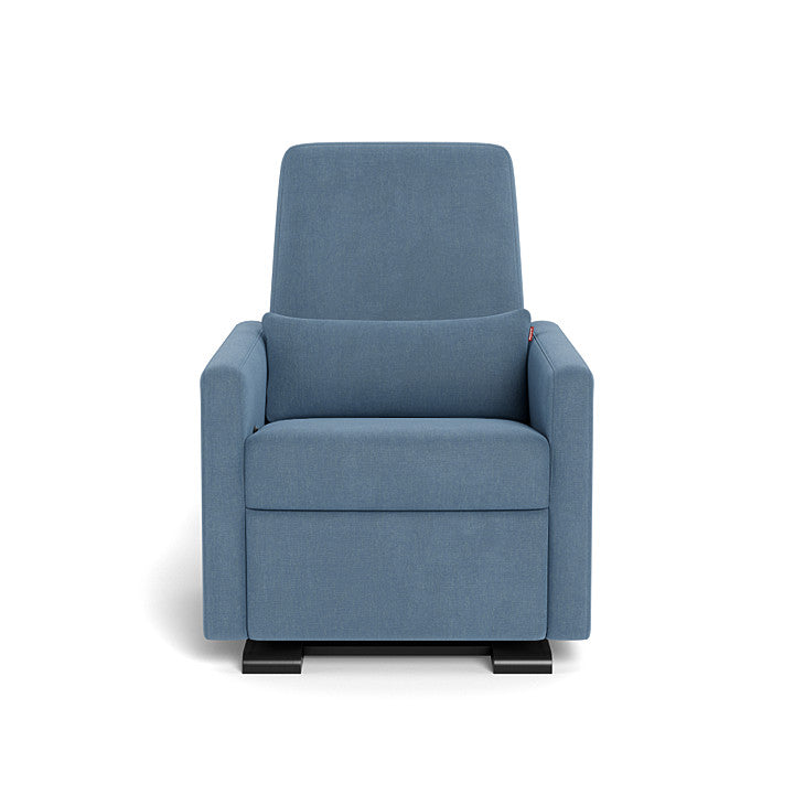 Monte design - Grano Glider Recliner - Performance Heathered-Monte design, Espresso, Denim Blue-Monte design image