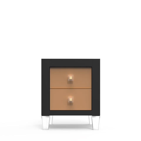 Romina - Millenario Nightstand - Solid Black-Romina image
