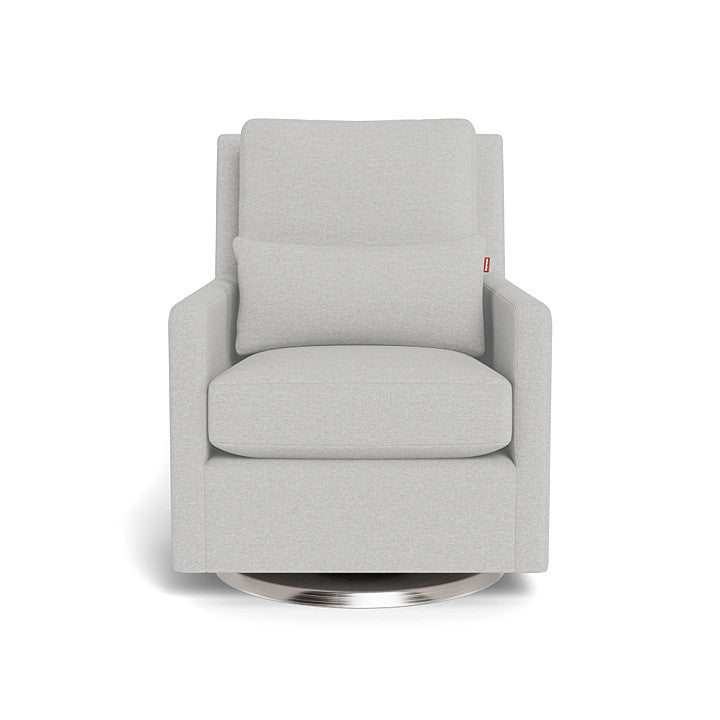 Monte design - Como Glider - Performance Heathered-Monte design, Brushed Steel Swivel-Monte design, Fog grey-Monte design image
