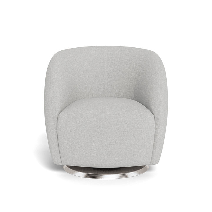 Monte design - Gem Swivel Glider - Performance Heathered-Monte design, Brushed Steel Swivel-Monte design, Fog grey-Monte design image