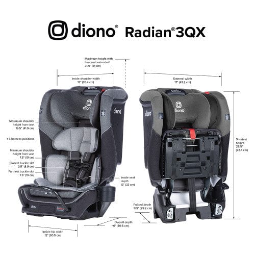 Diono - Radian 3QX Latch All-in-One Convertible Car Seat image 1