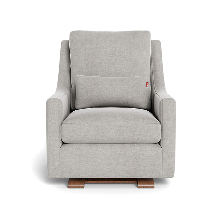 Monte design - Vera Glider - Brushed Cotton-Linen-Monte design, Walnut-Monte design, Smoke-Monte design image