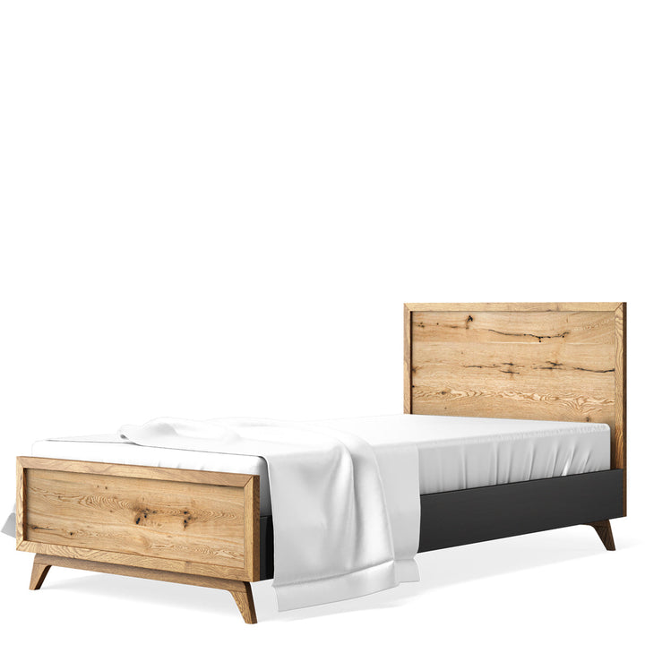 Romina - Uptown Twin Bed - Solid Black-Romina image