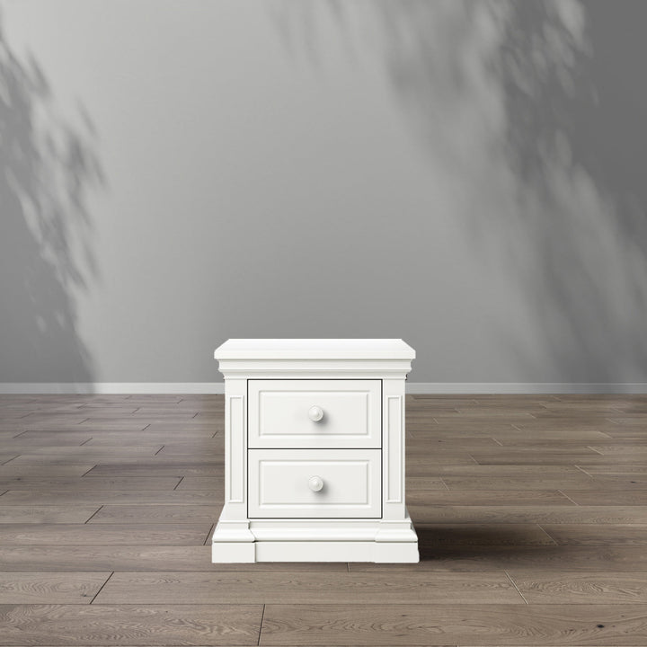 Silva Furniture - Jackson Nightstand - White-Leander image