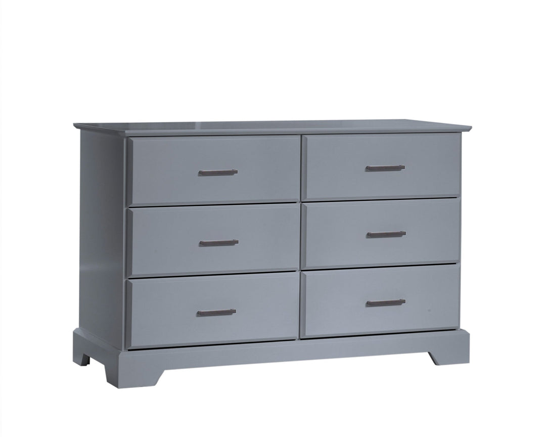 Natart - Taylor king 61 Inch dresser - Elephant grey-Natart image