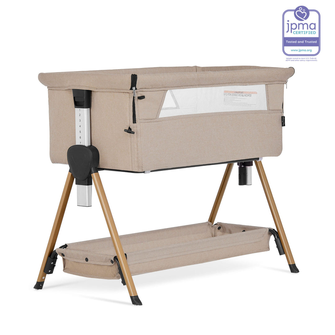 Dream on Me - Lilly Bassinet &amp; Bedside Sleeper - Beige 1 image