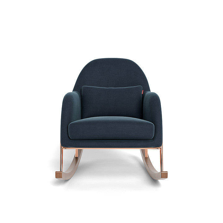 Monte design - Jackie Rocker - Rose Gold Copper-Monte design, Brushed Cotton-Linen-Monte design, Midnight Blue-Monte design image