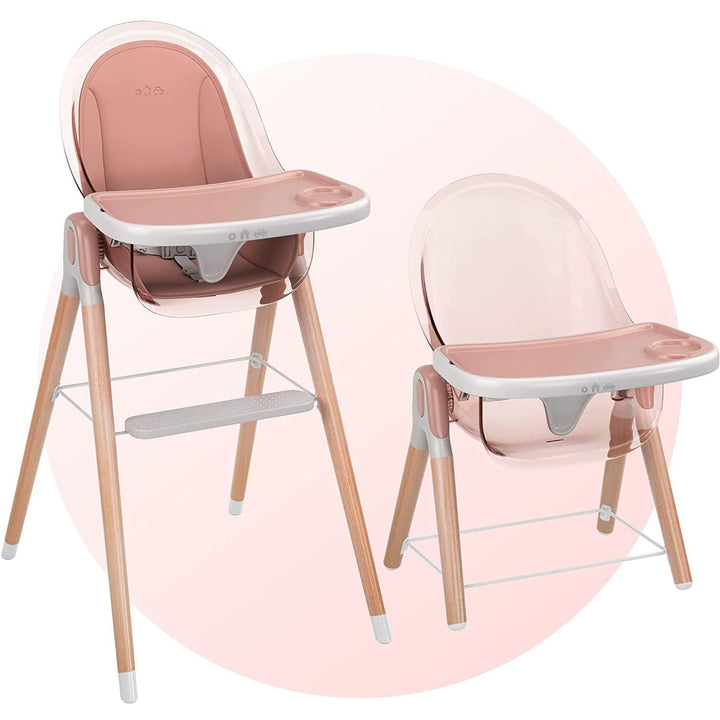 Children of Design - High Chair With Removable Cushion - Pink-Diono image
