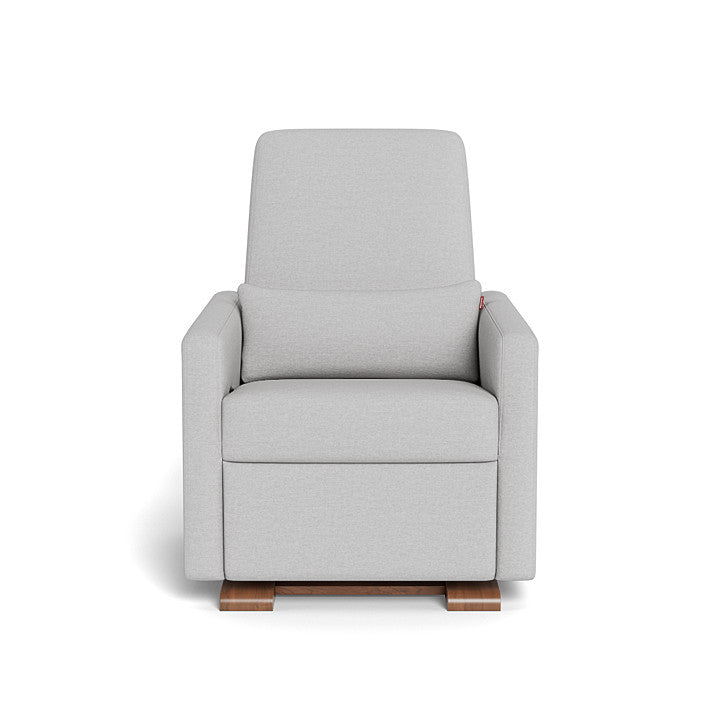 Monte design - Grano Glider Recliner - Performance Heathered-Monte design, Walnut-Monte design, Fog grey-Monte design image