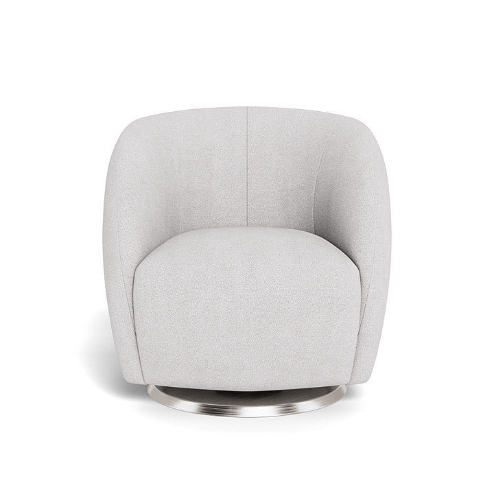 Monte design - Gem Swivel Glider - Performance Boucle-Monte design, Brushed Steel Swivel-Monte design, Dove Grey Boucle-Monte design image