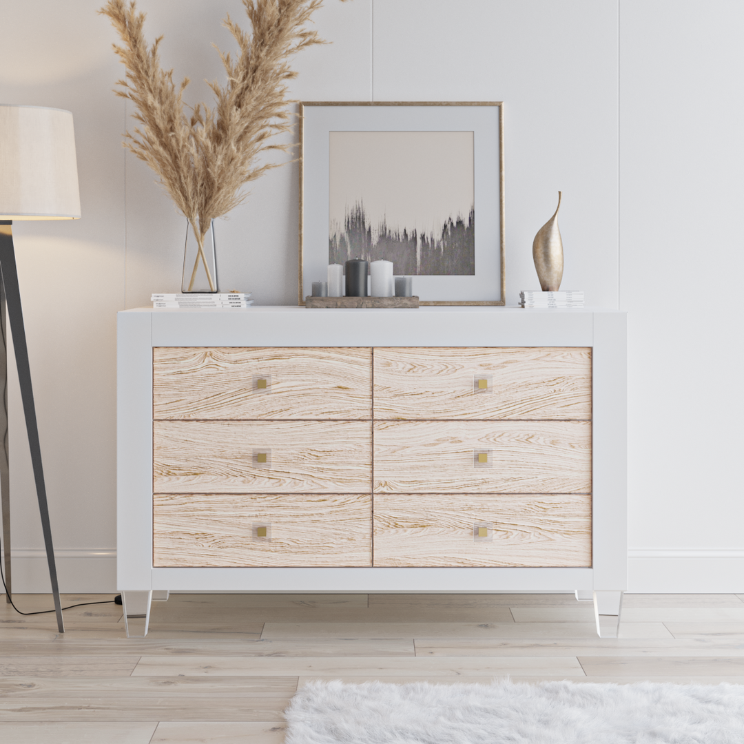 Romina - Millenario Double Dresser - Solid White-Romina image