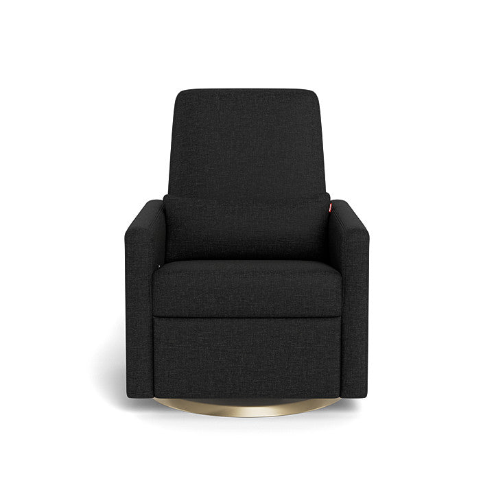Monte design - Grano Glider Recliner - Performance Heathered-Monte design, Gold Swivel-Monte design, Black-Monte design image