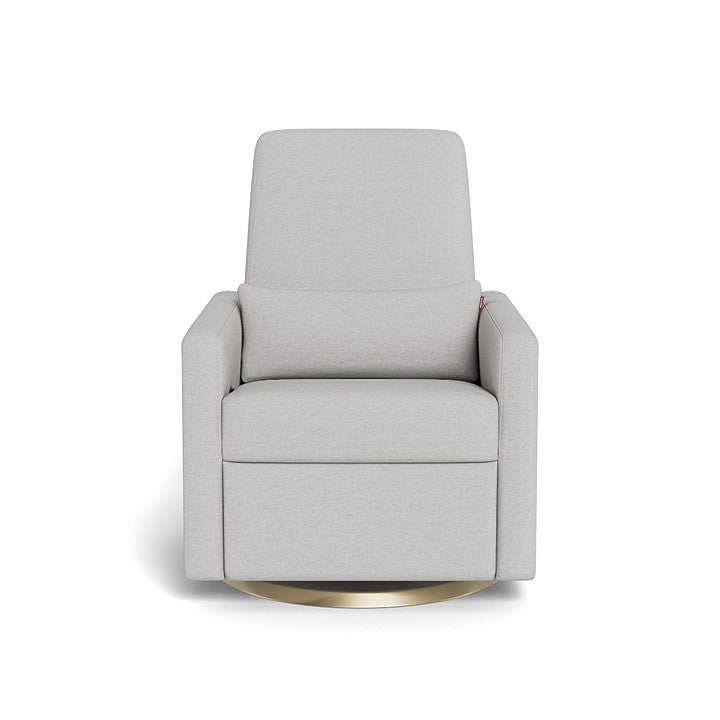 Monte design - Grano Glider Recliner - Performance Heathered-Monte design, Gold Swivel-Monte design, Fog grey-Monte design image