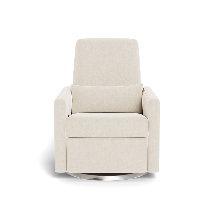 Monte design - Grano Glider Recliner - Performance Heathered-Monte design, Brushed Steel Swivel-Monte design, Dune-Monte design image