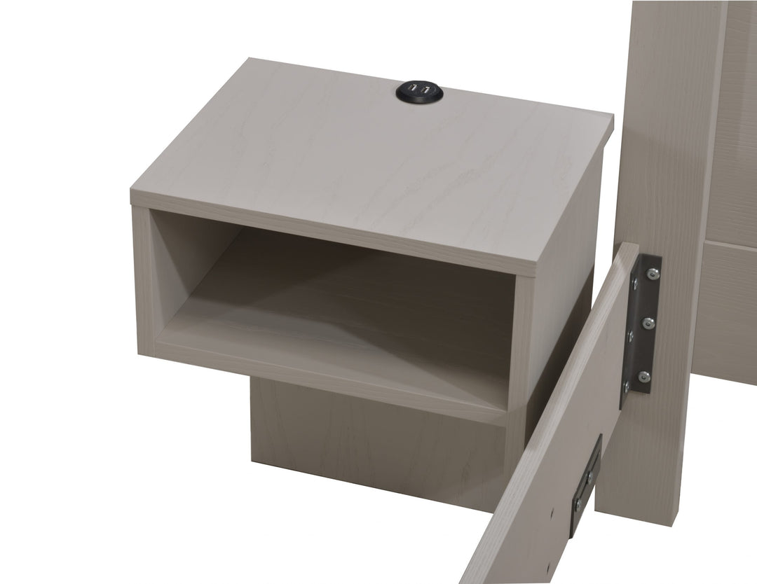 Natart - Media Night Table Right Side – Signature Series Collections image 1