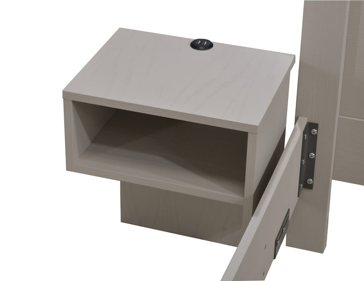 Natart - Media Night Table Right Side – Signature Series Collections image 1