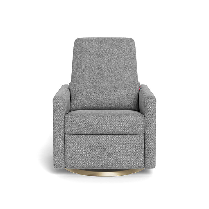 Monte design - Grano Glider Recliner - Performance Weave-Monte design, Gold Swivel-Monte design, Pepper Grey-Monte design image