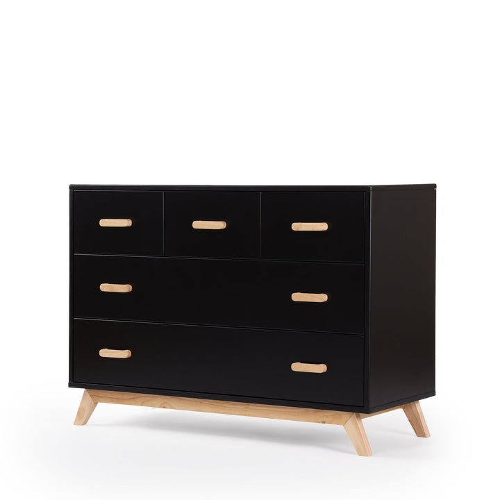 Dadada - Soho 5-Drawer Dresser - Black/Natural-Dadada image
