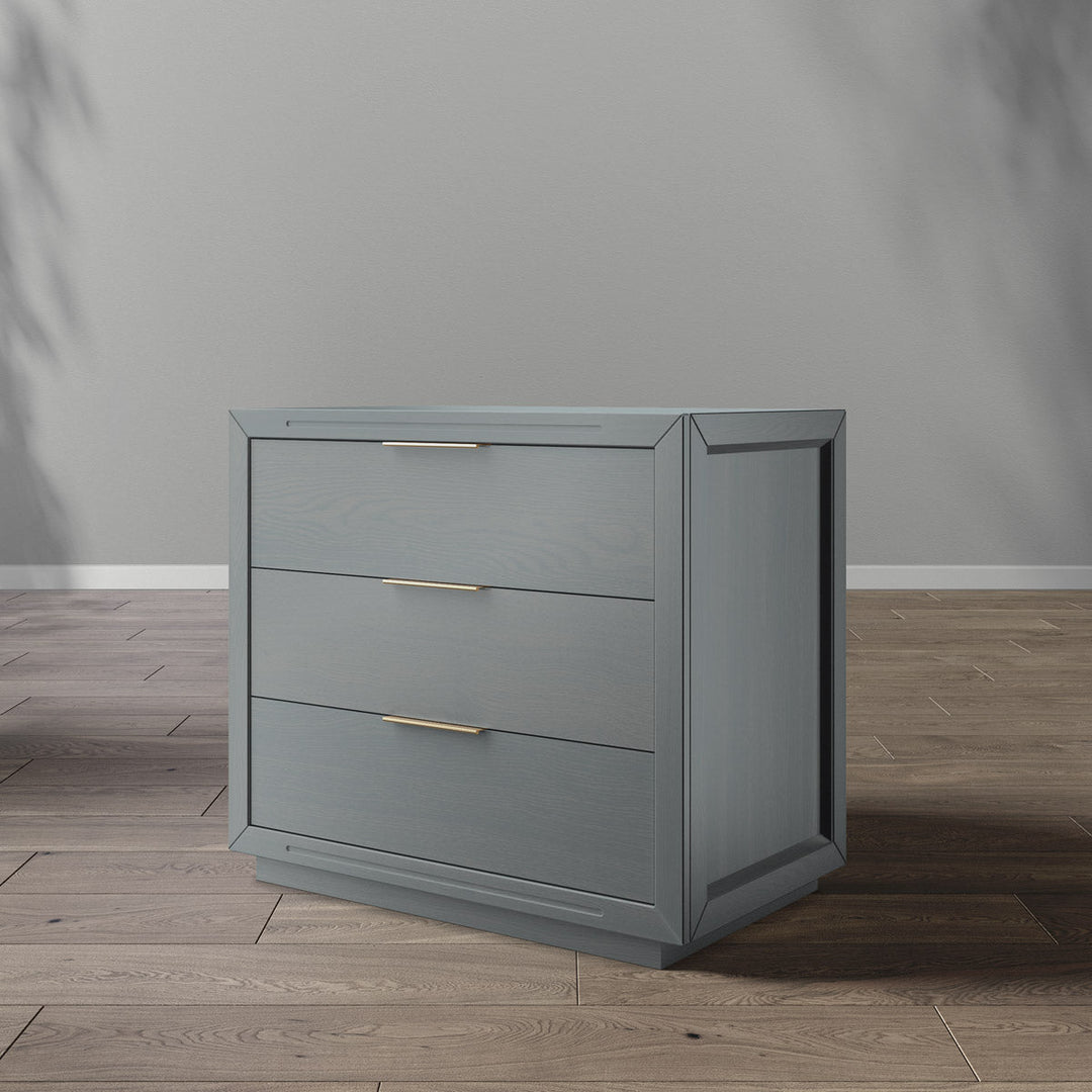 Romina - Quadro Single Dresser - Washed Grey-Romina image