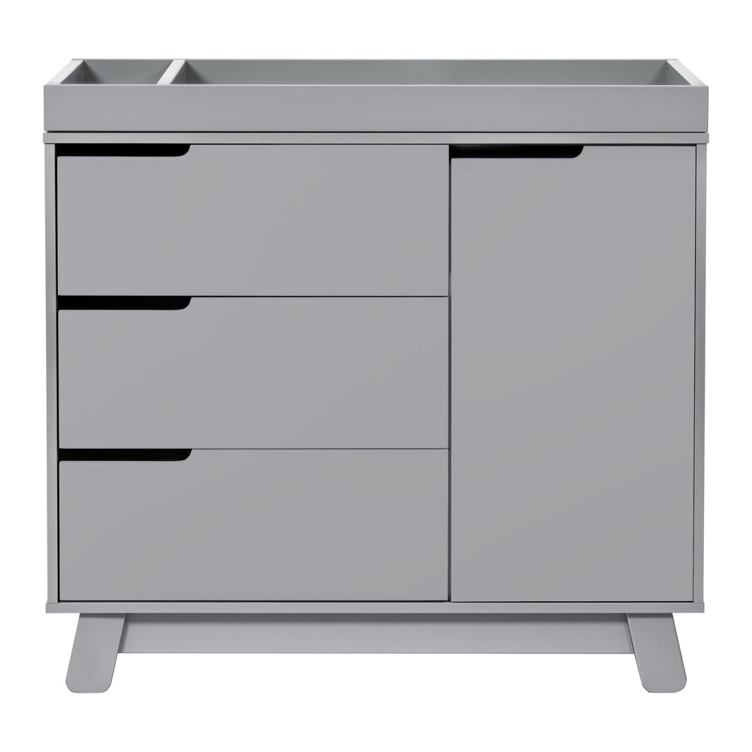 Babyletto - Hudson 3-Drawer Changer Dresser with Removable Changing Tray - Grey-Babyletto image