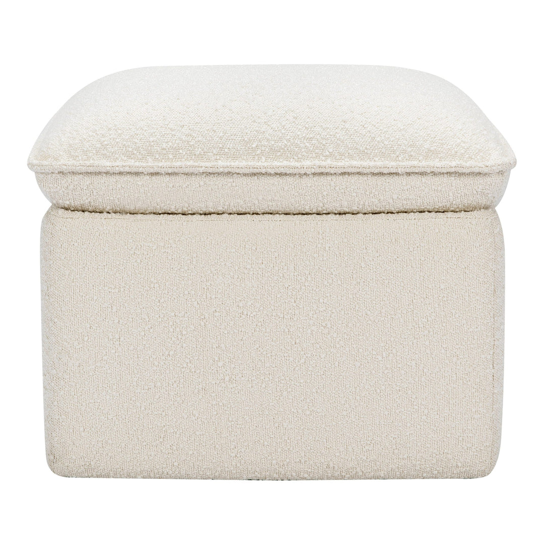 Babyletto - Cali Ottoman - Luxe fabric-Babyletto, Ivory Boucle-Babyletto image