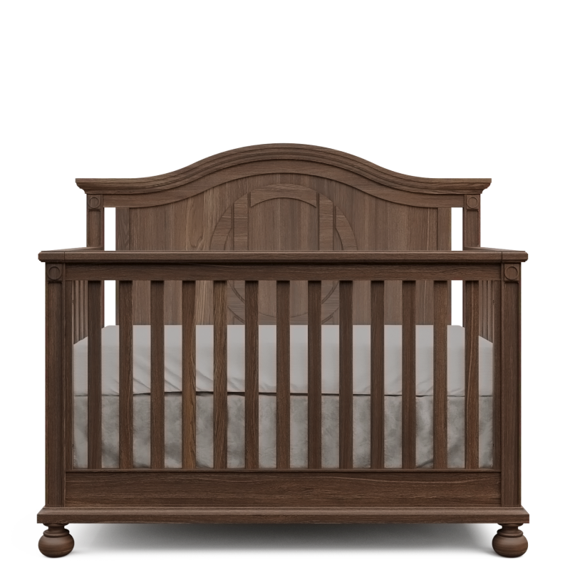 Romina - Dakota Convertible Crib / Solid Back - Nocello-Silva Furniture image
