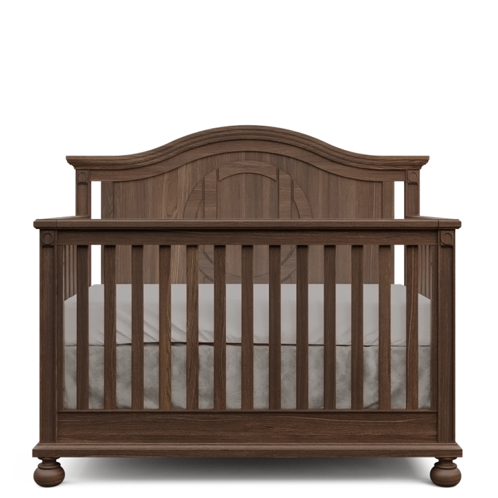 Romina - Dakota Convertible Crib / Solid Back - Nocello-Silva Furniture image