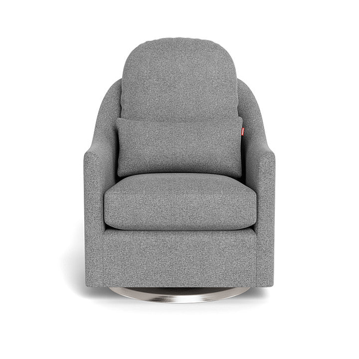 Monte design - Nessa Glider - Performance Weave-Monte design, Brushed Steel Swivel-Monte design, Pepper Grey-Monte design image