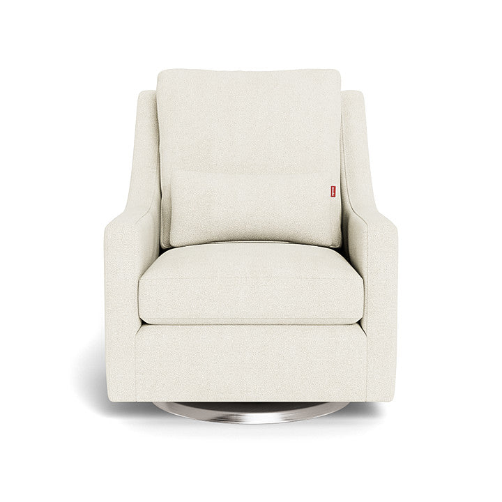 Monte design - Vera Glider - Performance Boucle-Monte design, Brushed Steel Swivel-Monte design, Ivory Boucle-Monte design image