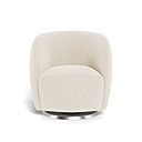 Monte design - Gem Swivel Glider - Performance Heathered-Monte design, Brushed Steel Swivel-Monte design, Dune-Monte design image