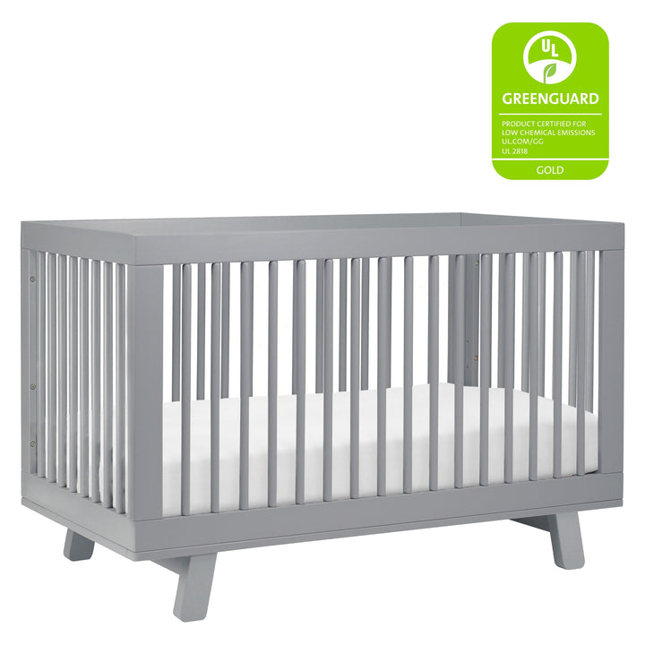 Babyletto - Hudson 3 in 1 convertible crib - Grey-Babyletto image