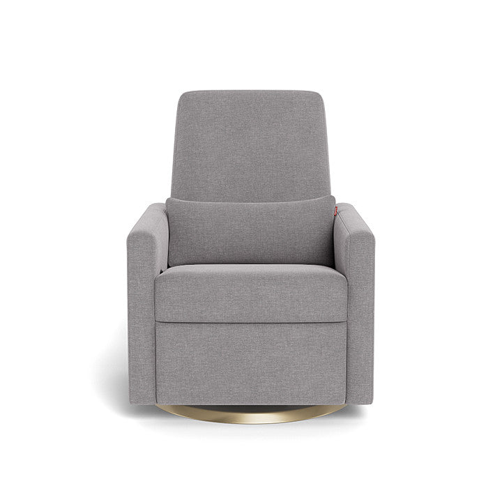 Monte design - Grano Glider Recliner - Performance Heathered-Monte design, Gold Swivel-Monte design, Pebble Grey-Monte design image