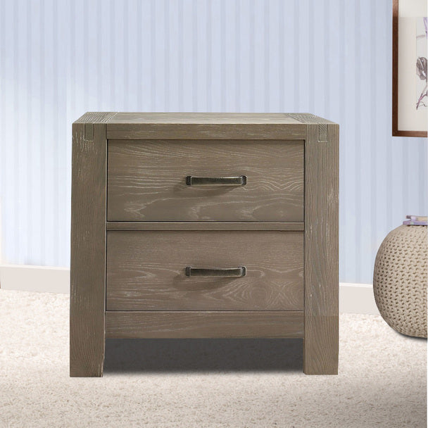 Natart - Rustico Nightstand - Sugar Cane (Brushed)-Natart image