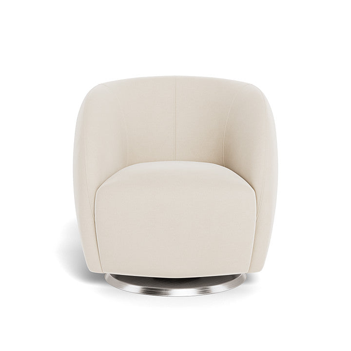 Monte design - Gem Swivel Glider - Brushed Cotton-Linen-Monte design, Brushed Steel Swivel-Monte design, Beach-Monte design image