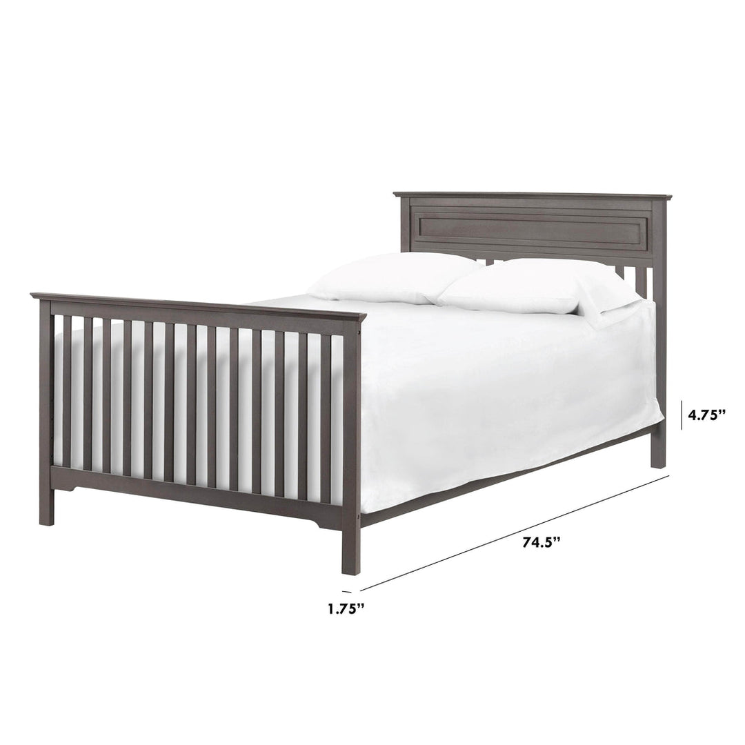 Namesake - Twin/Full-Size Bed Conversion Kit (M5789) - Slate-Namesake image
