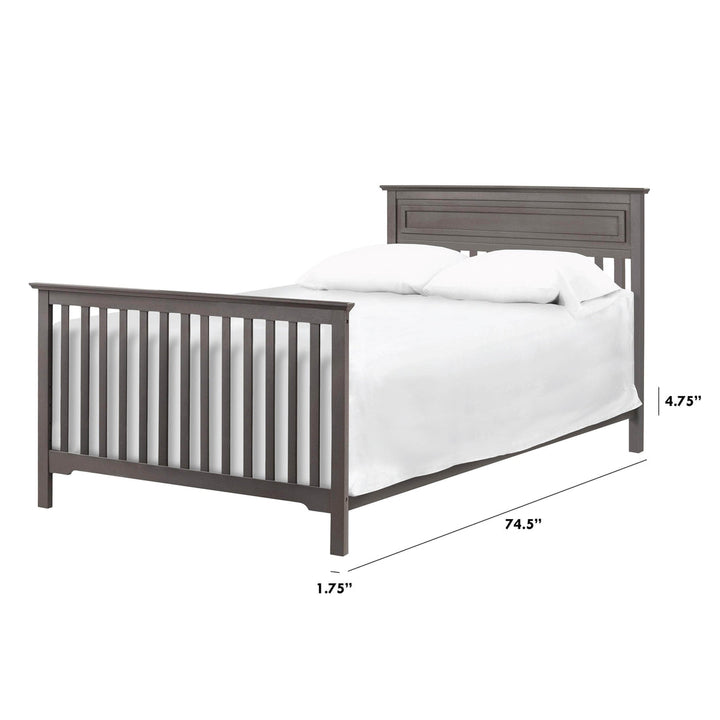 Namesake - Twin/Full-Size Bed Conversion Kit (M5789) - Slate-Namesake image