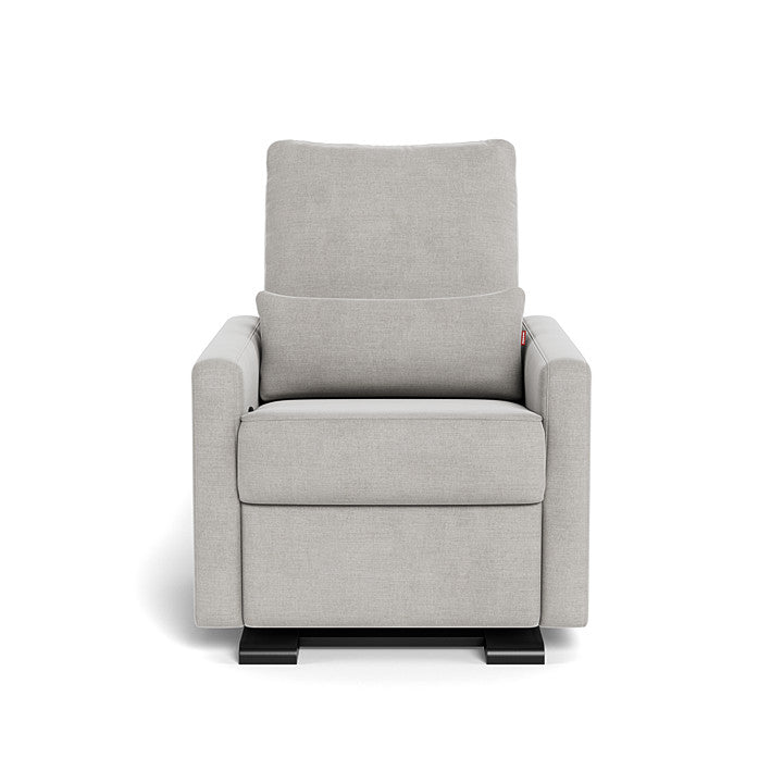 Monte design - Matera Glider Recliner - Brushed Cotton-Linen-Monte design, Espresso, Smoke-Monte design image