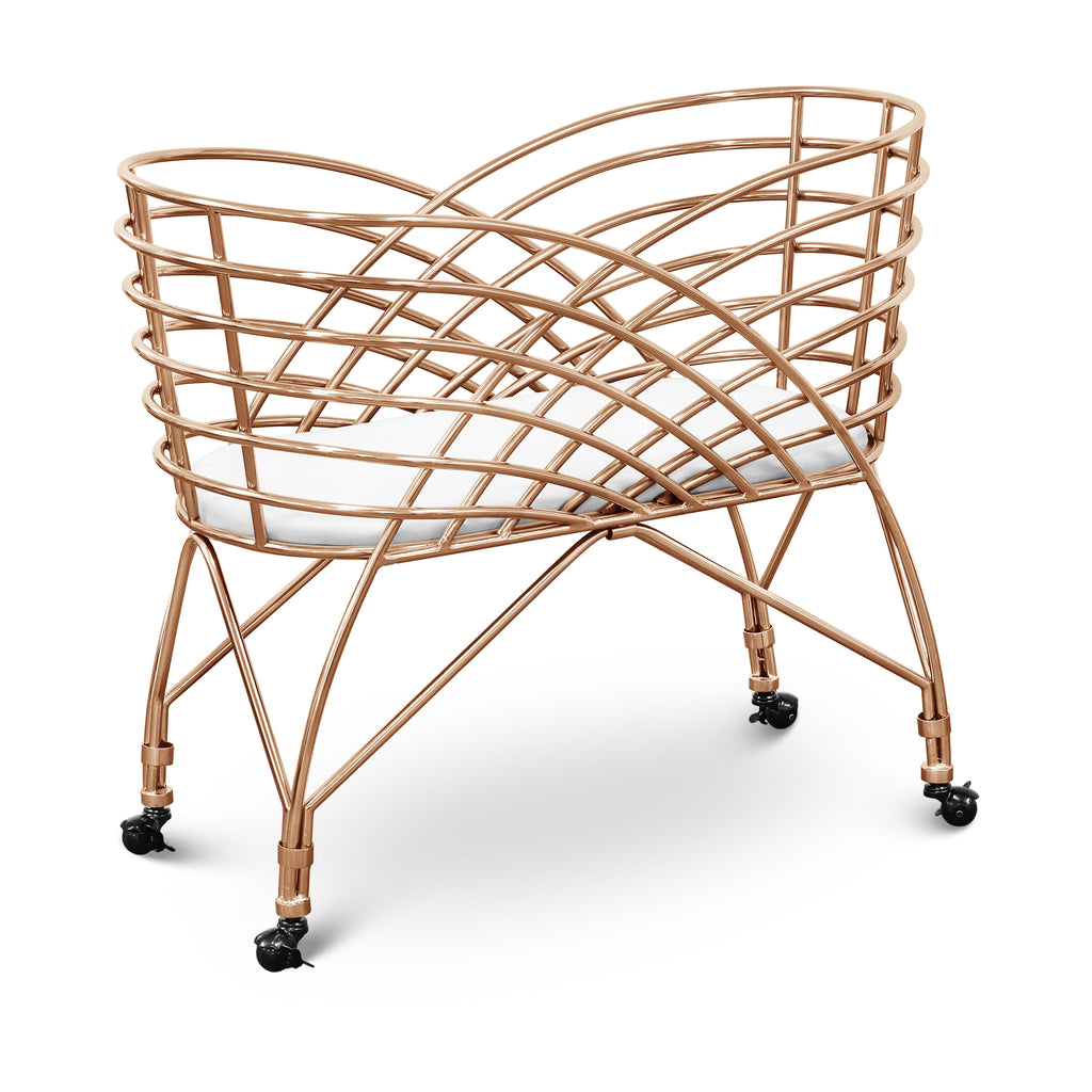 Nursery Works - Aura Metal Bassinet image 0