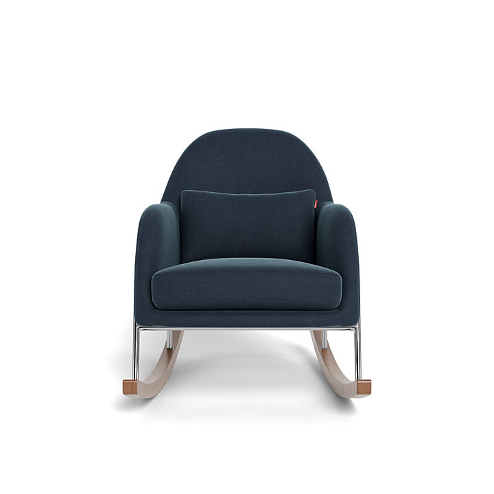 Monte design - Jackie Rocker - Chrome-Monte design, Brushed Cotton-Linen-Monte design, Midnight Blue-Monte design image