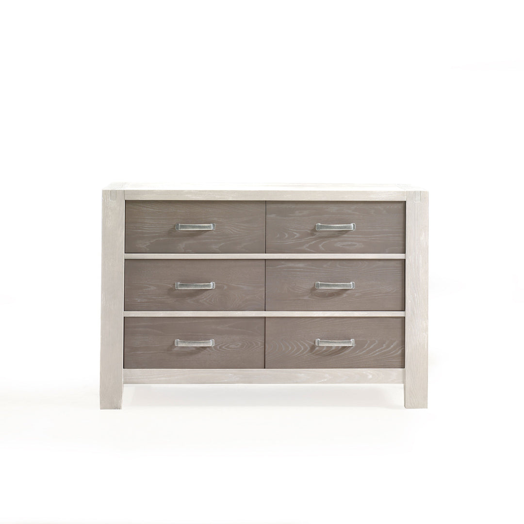 Natart - Rustico Moderno Double Dresser - Owl-Natart, White-Frame image