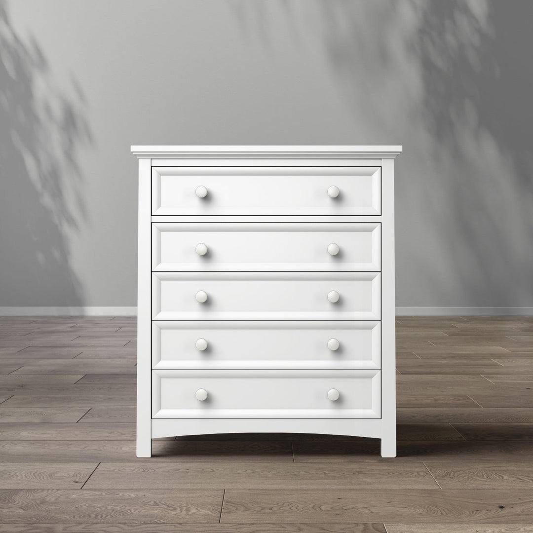 Silva Furniture - Serena Tall Chest - White-Leander image
