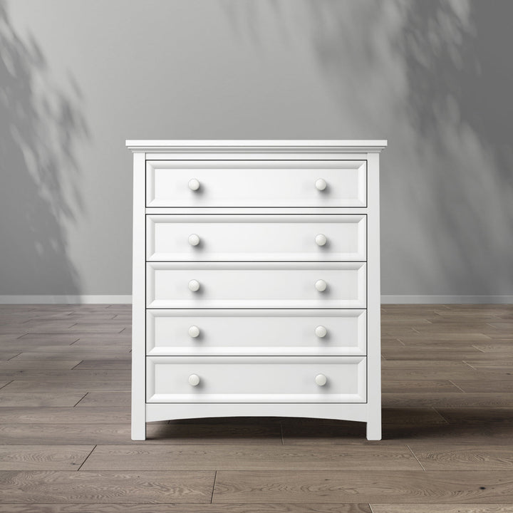 Silva Furniture - Serena Tall Chest - White-Leander image
