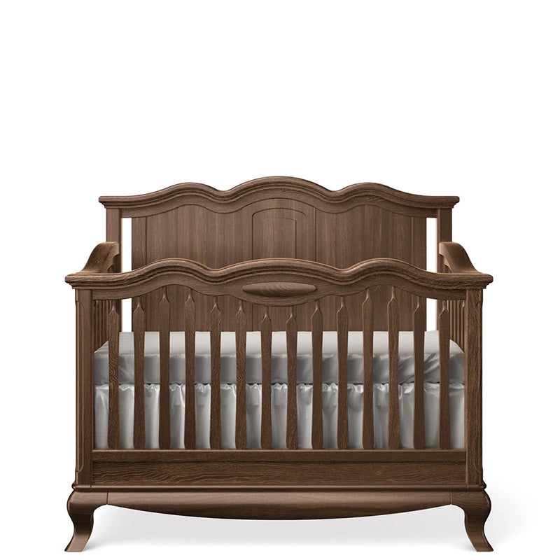 Romina - Cleopatra Convertible Crib / Solid Back - Nocello-Silva Furniture image